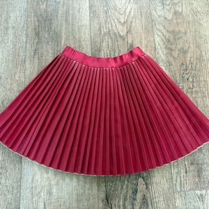 Mayoral red pleated skirt size 7T
